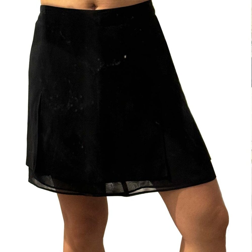 Women's Forever 21 Black Pleated Skirt Size Medium